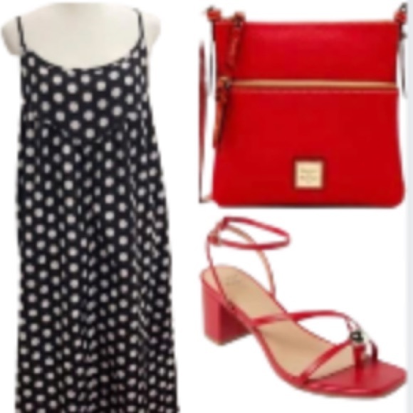 EC Polka Dot Spaghetti Strap Sundress Size XL - Picture 1 of 12